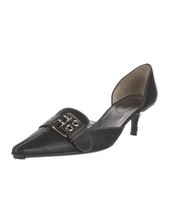 Prada Leather D'Orsay Pumps