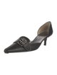Prada Leather D'Orsay Pumps