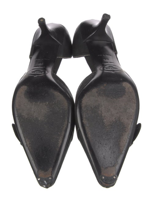 Prada Leather D'Orsay Pumps