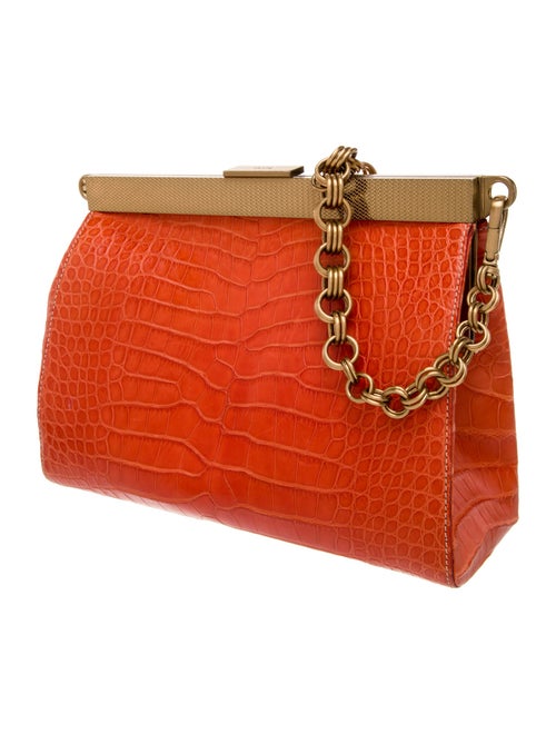 Prada Enameled Metal Triangle Frame