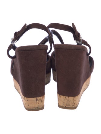 Prada Suede Slingback Sandals