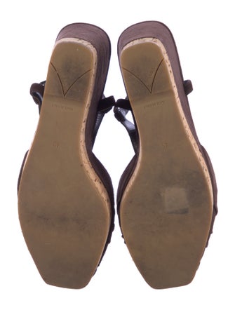 Prada Suede Slingback Sandals