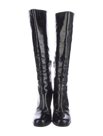 Prada Sport Patent Leather Boots