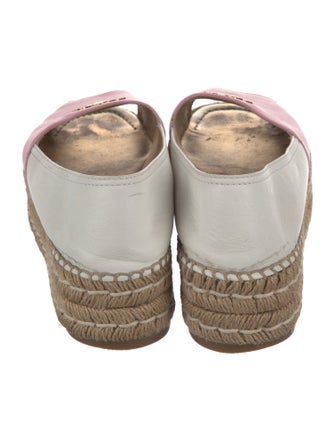 Prada Leather Espadrilles