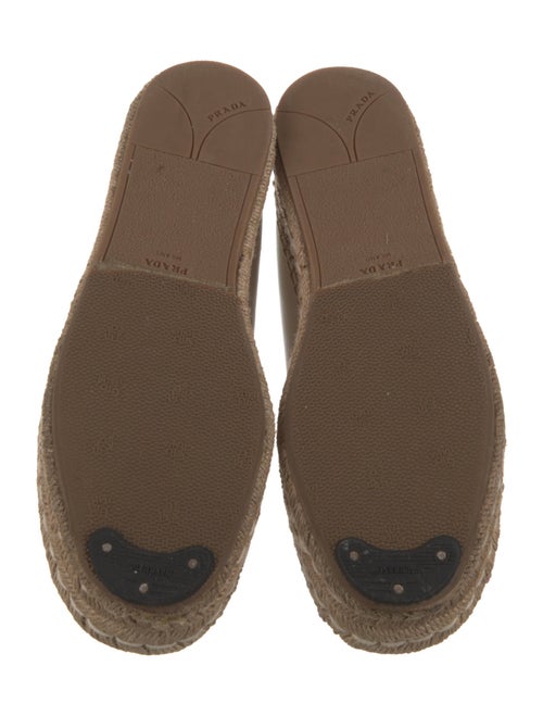 Prada Leather Espadrilles