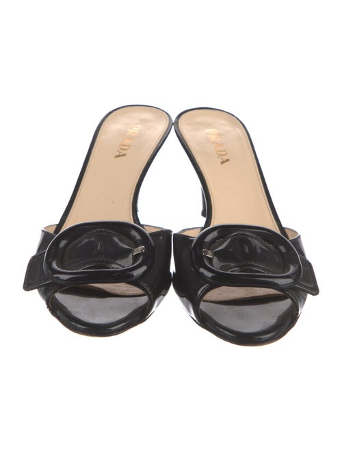 Prada Patent Leather Slides