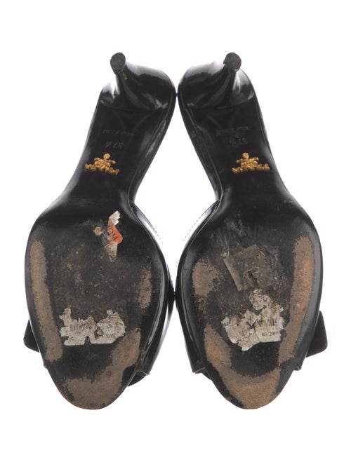 Prada Patent Leather Slides