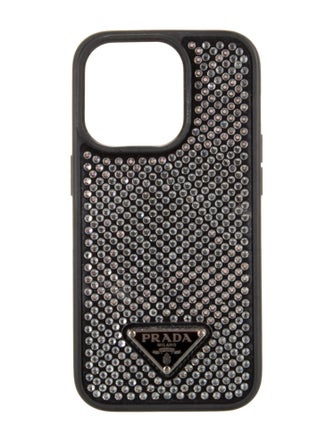 Prada Crystal Embellished Phone Case