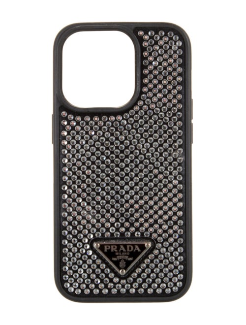 Prada Crystal Embellished Phone Case