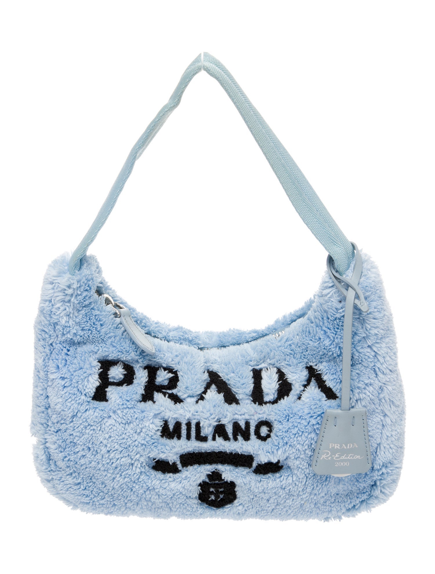 Prada Enameled Metal Triangle Re-Edition 2000