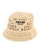 Prada Raffia Bucket Hat