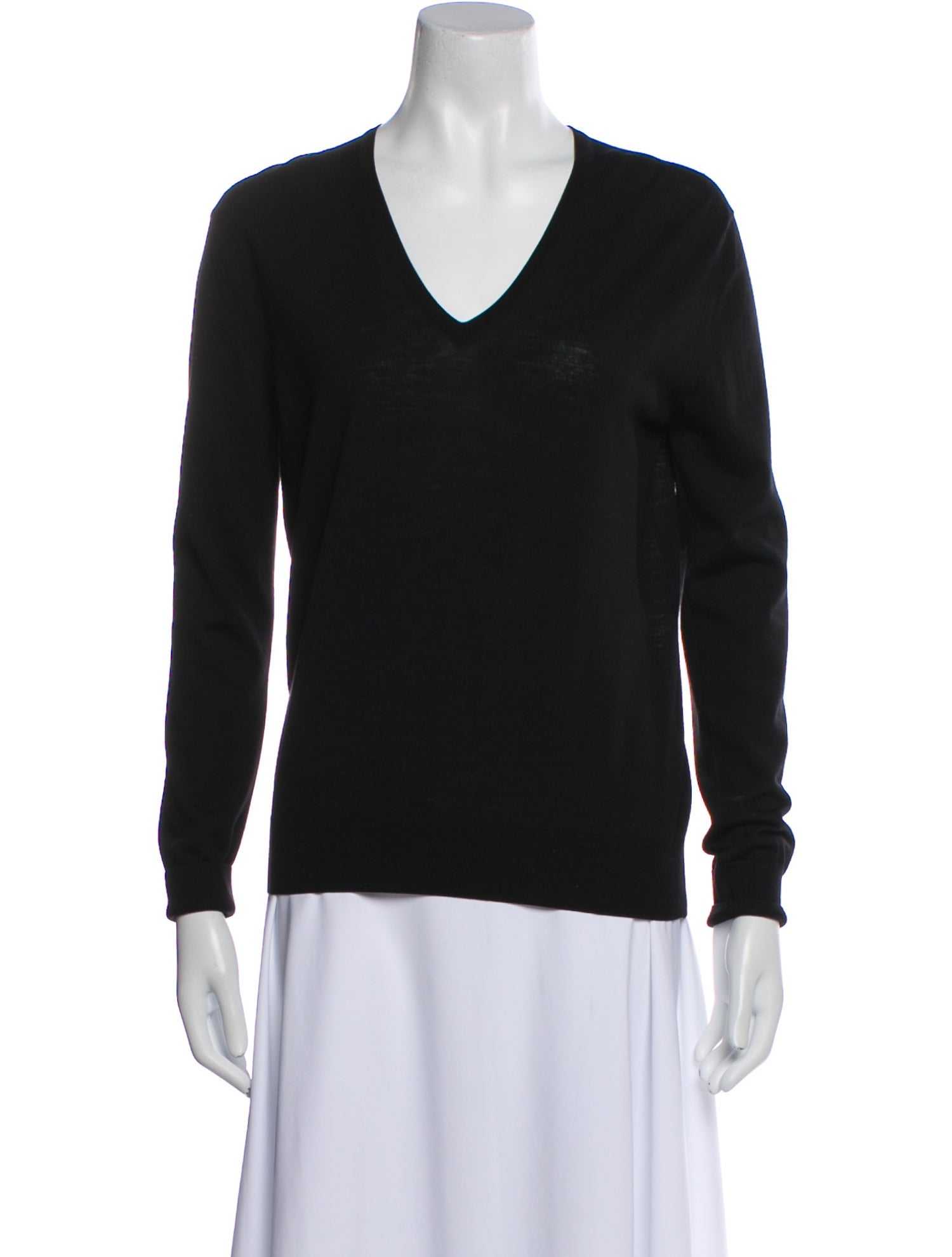 Prada Wool V-Neck Top