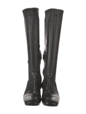 Prada Leather Riding Boots