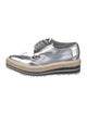 Prada Patent Leather Lasercut Accents Oxfords