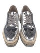 Prada Patent Leather Lasercut Accents Oxfords