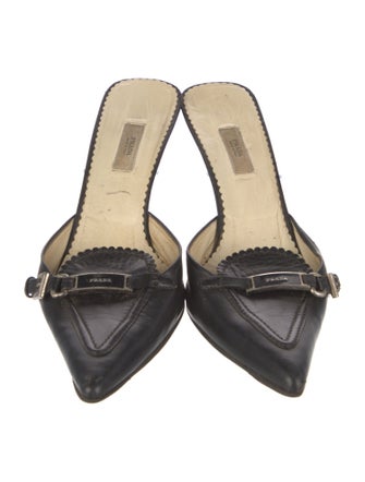 Prada Leather Mules