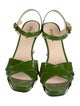 Prada Patent Leather Sandals