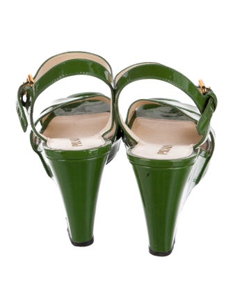 Prada Patent Leather Sandals