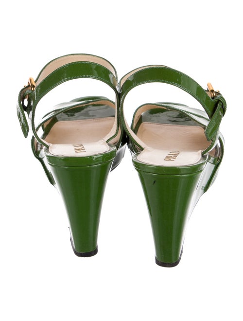 Prada Patent Leather Sandals