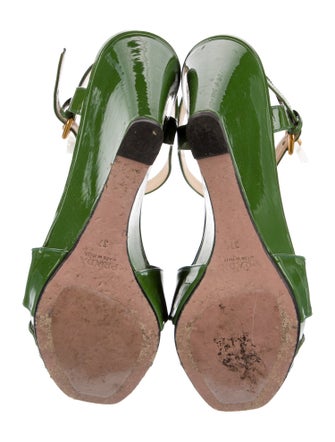 Prada Patent Leather Sandals