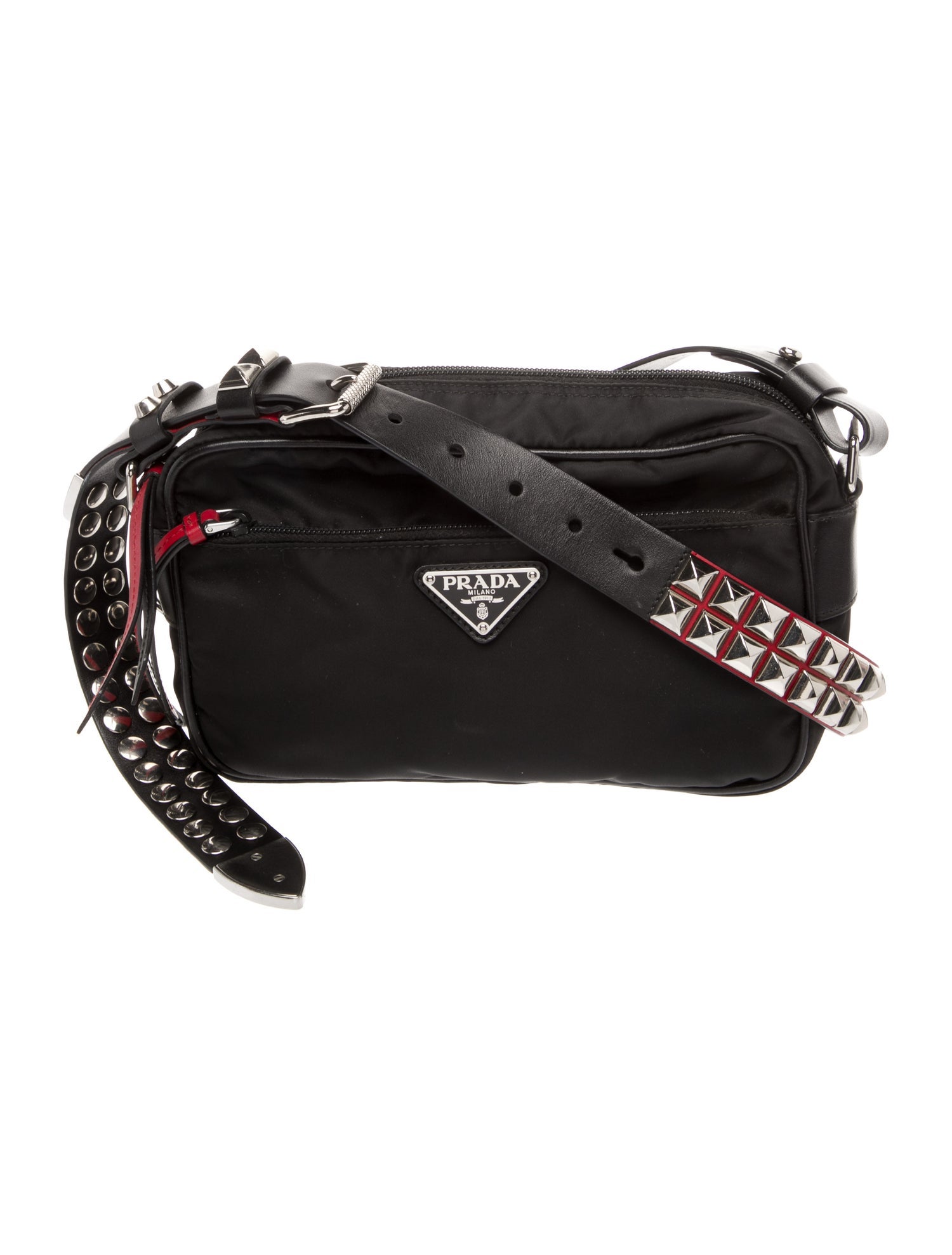 Prada Vela Nylon Crossbody Bag