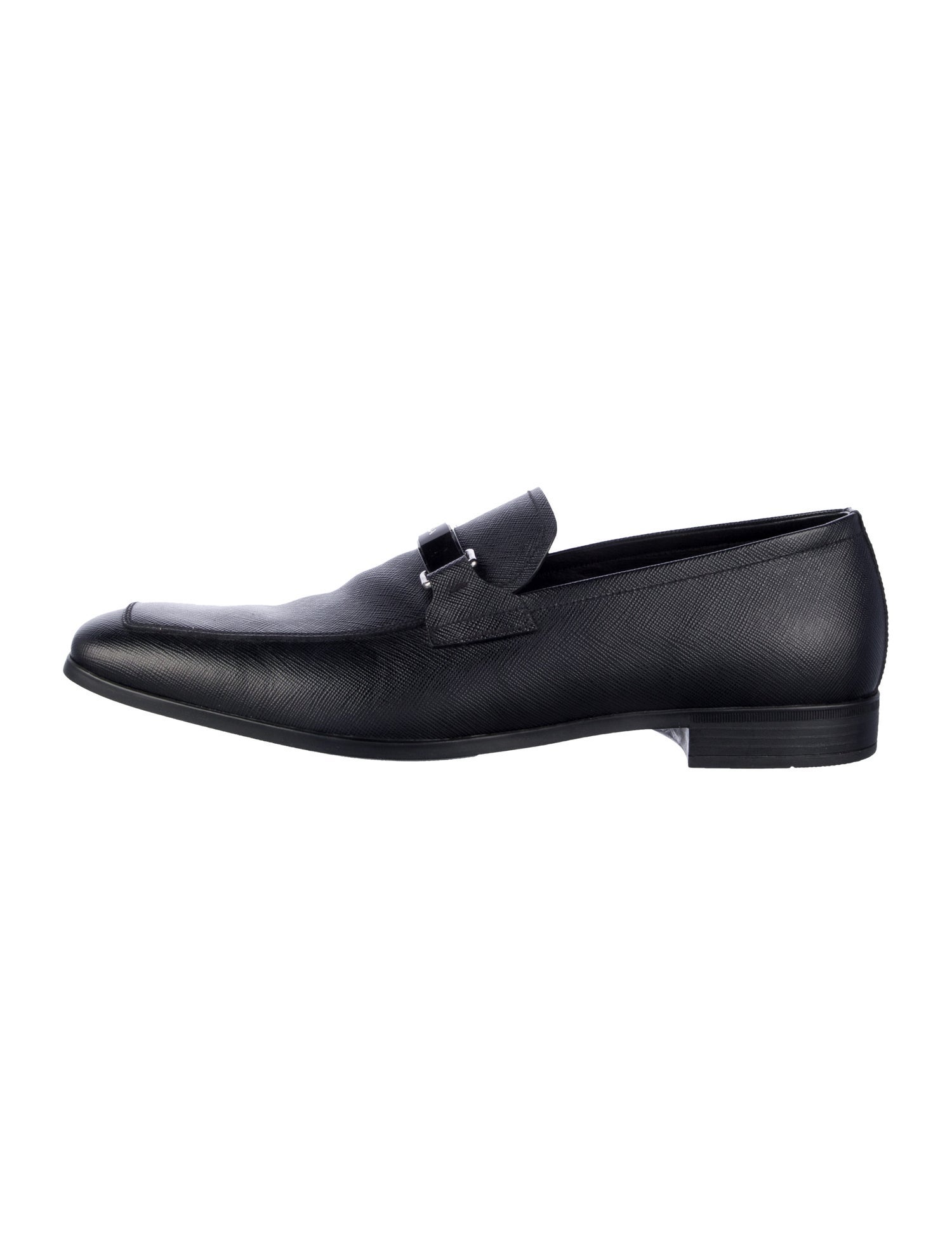 Prada Leather Dress Loafers