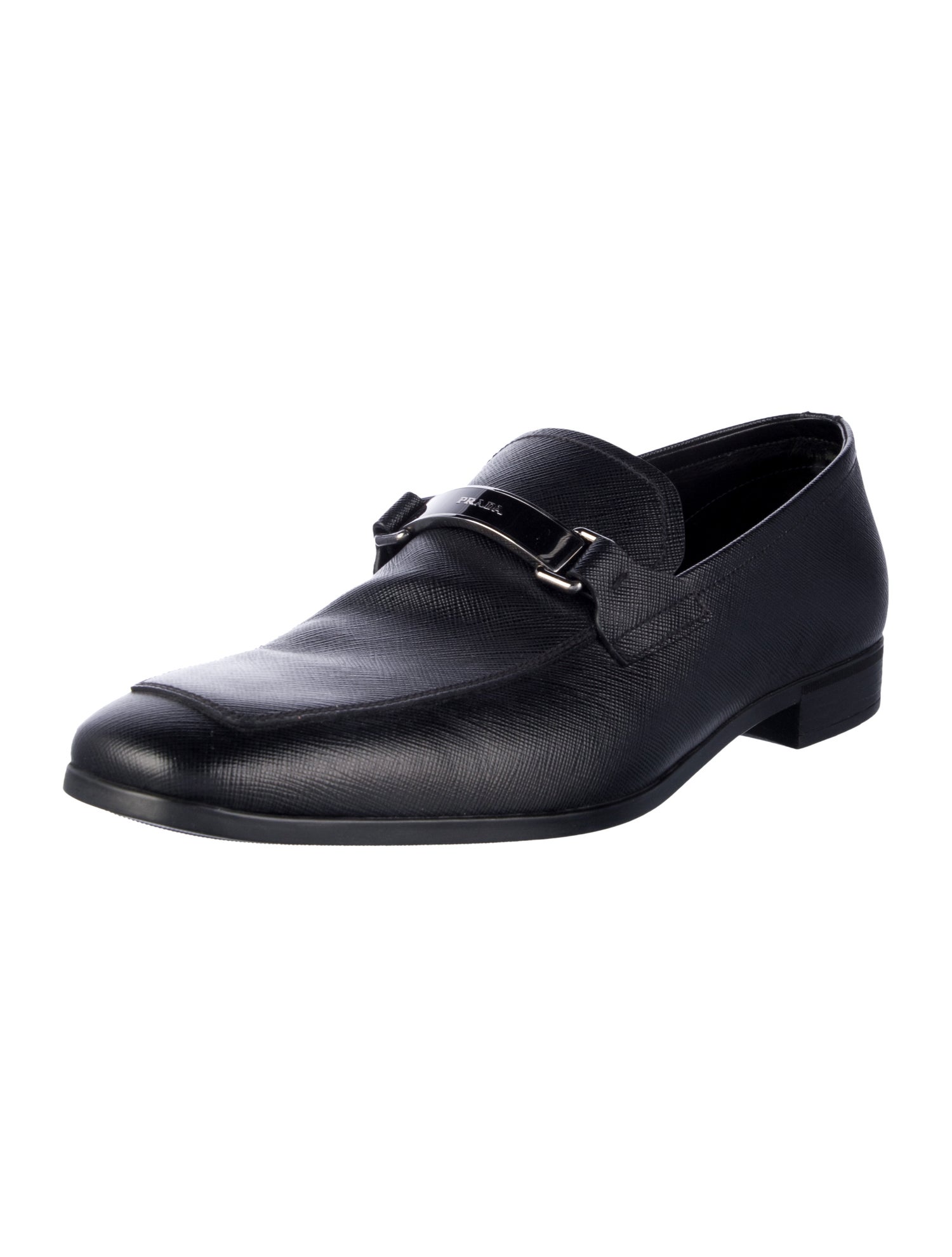 Prada Leather Dress Loafers