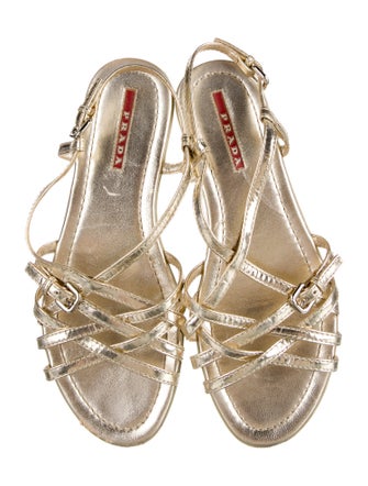 Prada Sport Leather Sandals