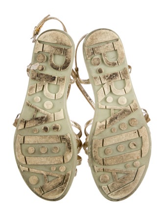 Prada Sport Leather Sandals
