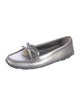 Prada Leather Bow Accents Loafers