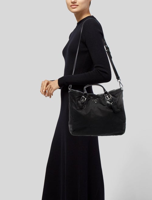 Prada Saffiano Leather Top Handle Bag