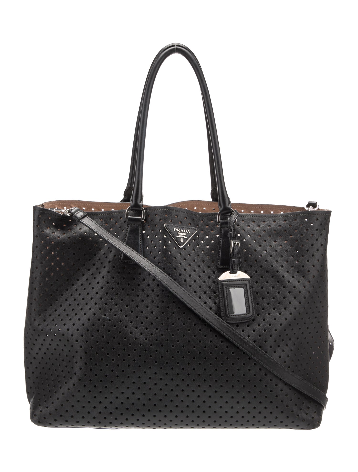 Prada City Calf Leather Top Handle Bag