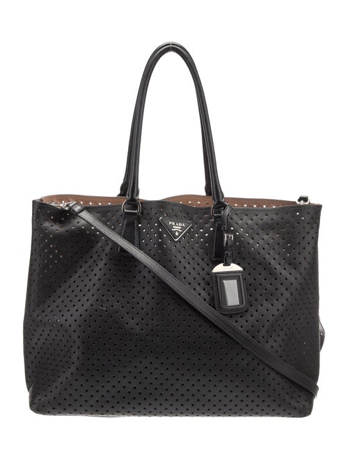 Prada City Calf Leather Top Handle Bag