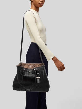 Prada City Calf Leather Top Handle Bag