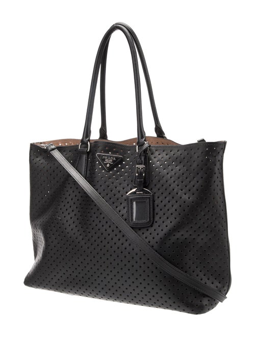 Prada City Calf Leather Top Handle Bag
