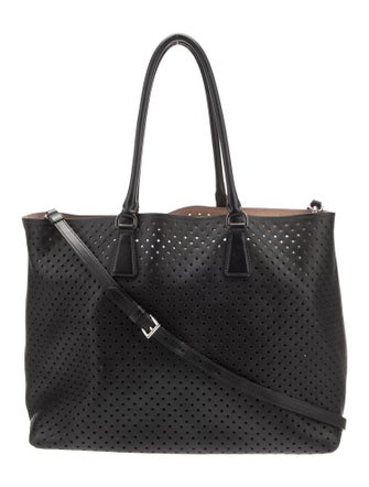 Prada City Calf Leather Top Handle Bag