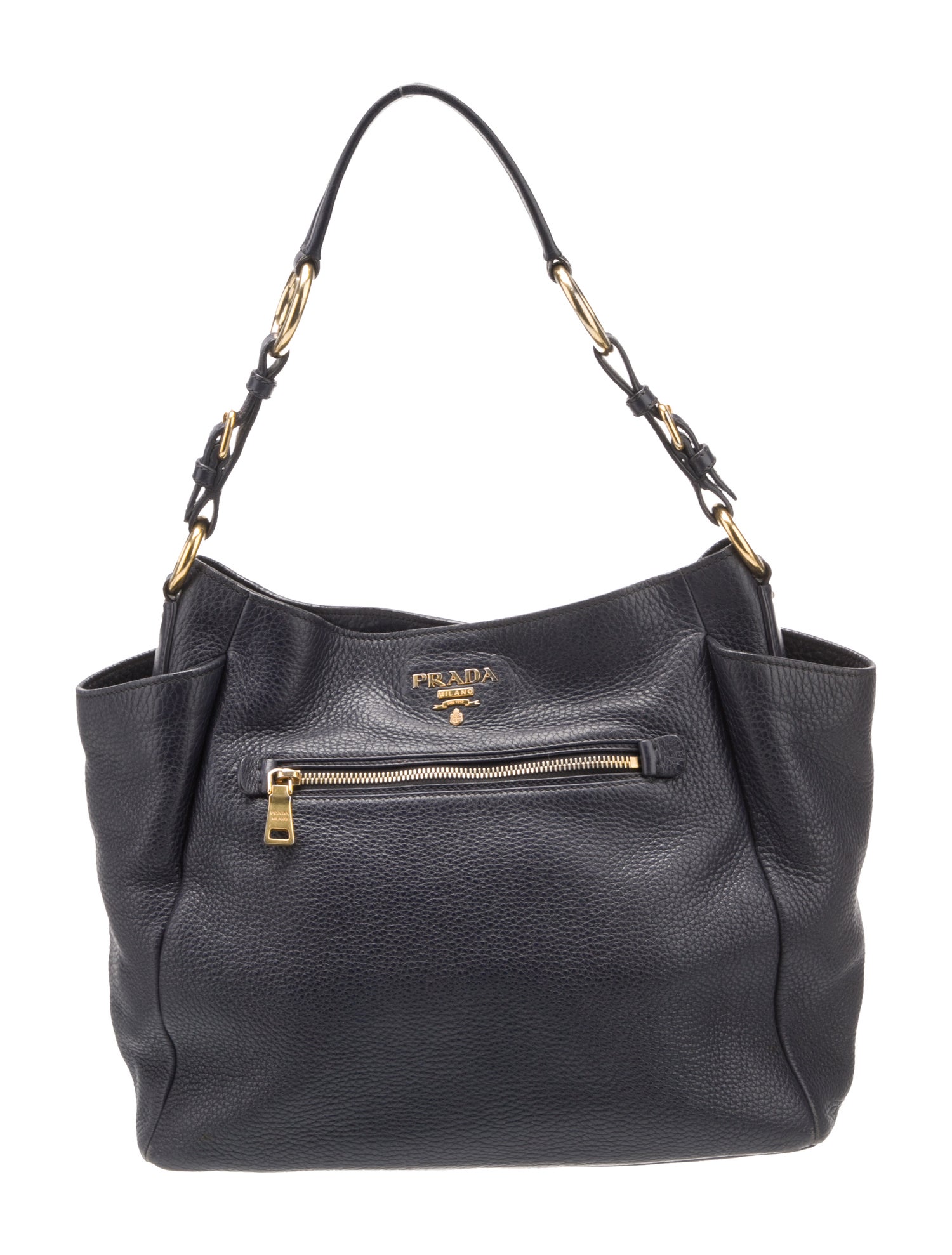 Prada Vitello Daino Leather Shoulder Bag