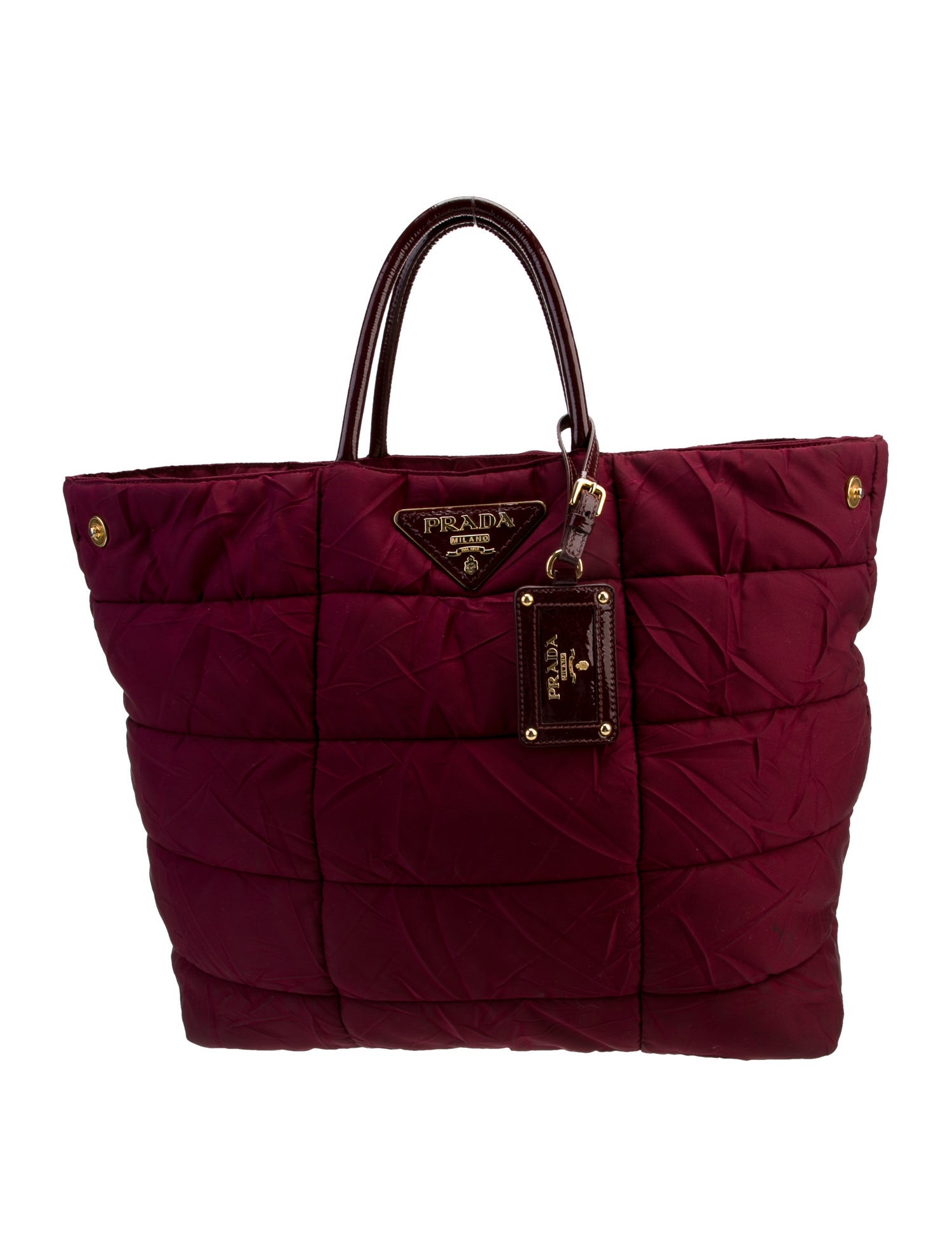 Prada Tessuto Nylon Weekender Bag