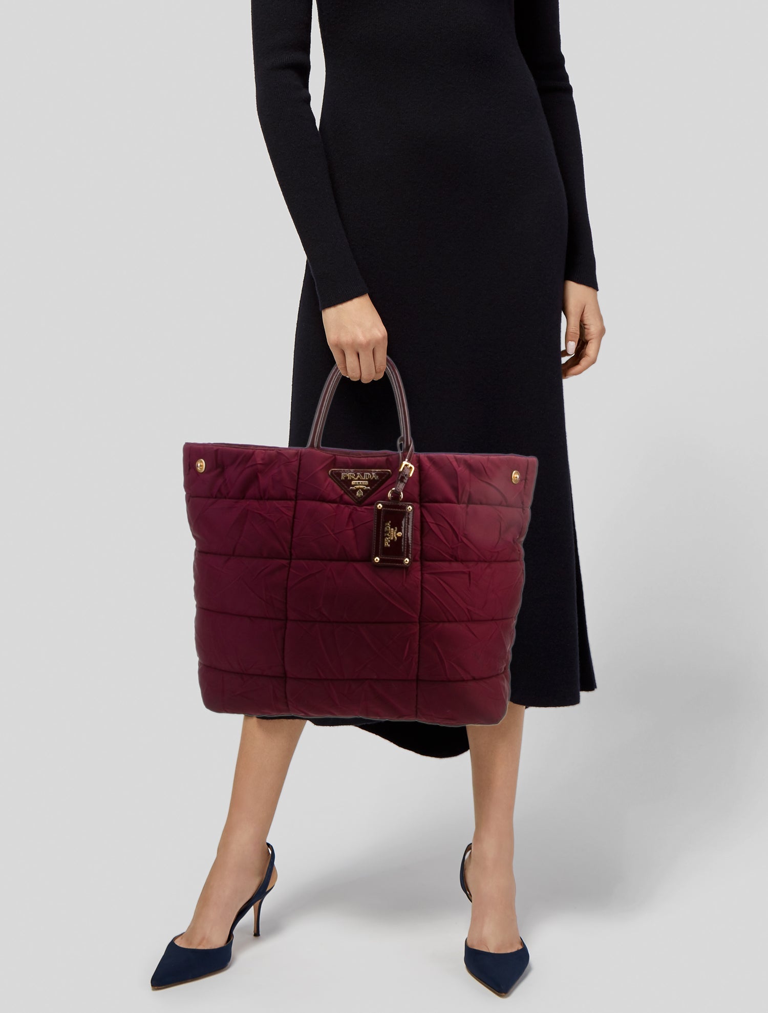 Prada Tessuto Nylon Weekender Bag