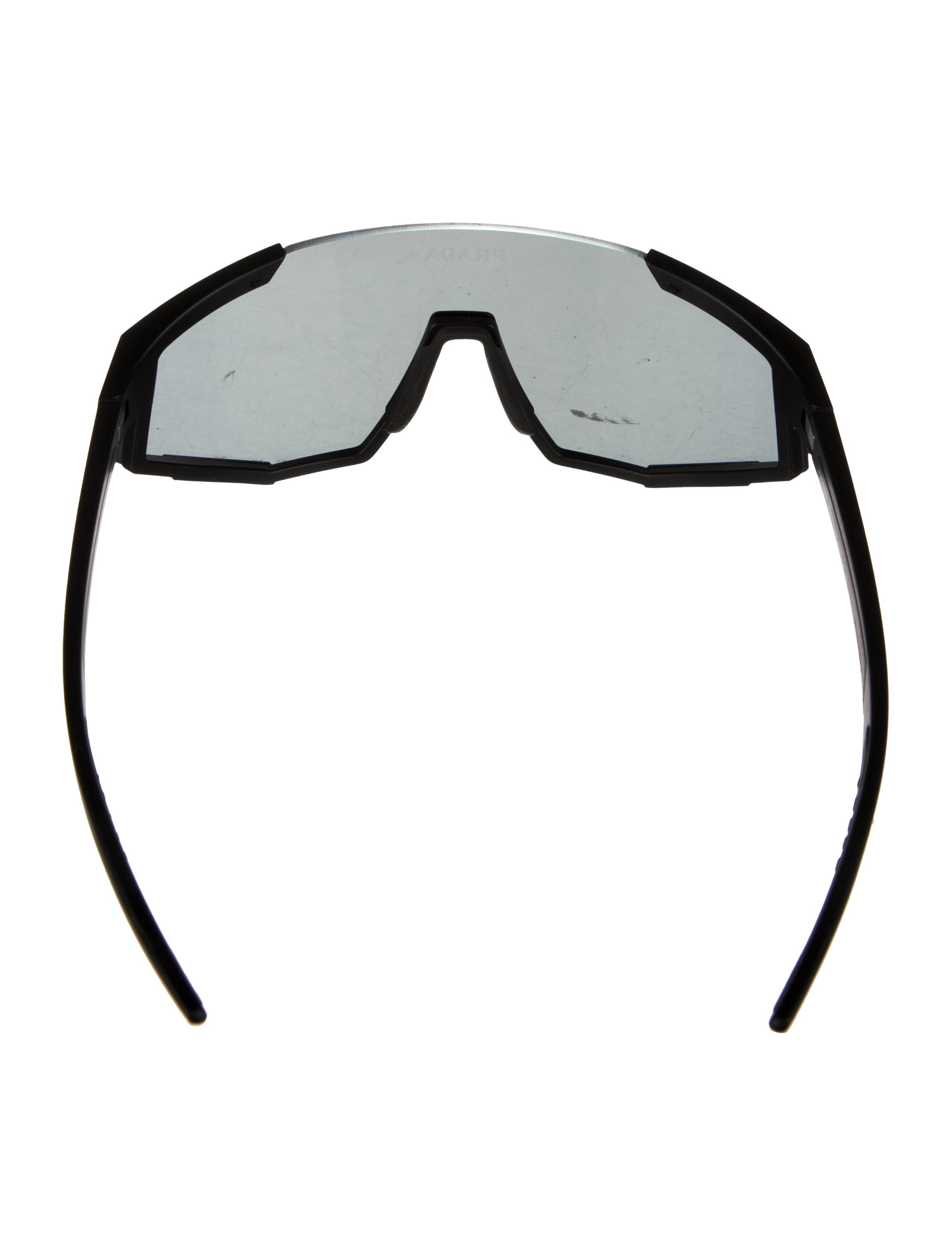 Prada Shield Mirrored Sunglasses