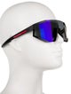 Prada Shield Mirrored Sunglasses