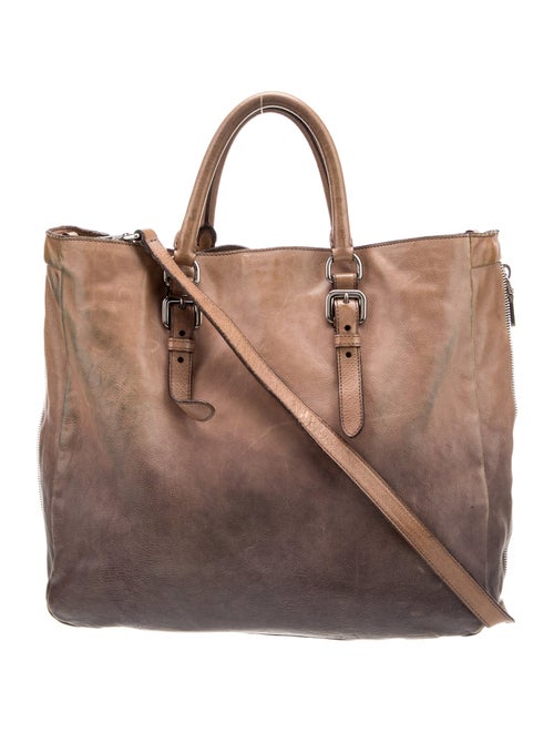 Prada Glace Calf Leather Top Handle Bag