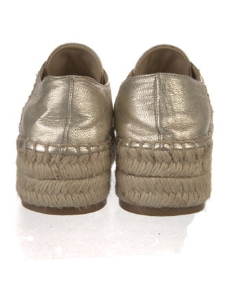 Prada Leather Espadrilles