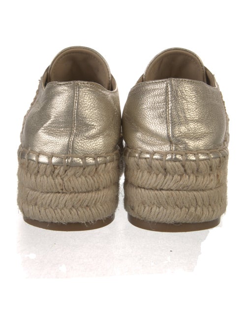 Prada Leather Espadrilles