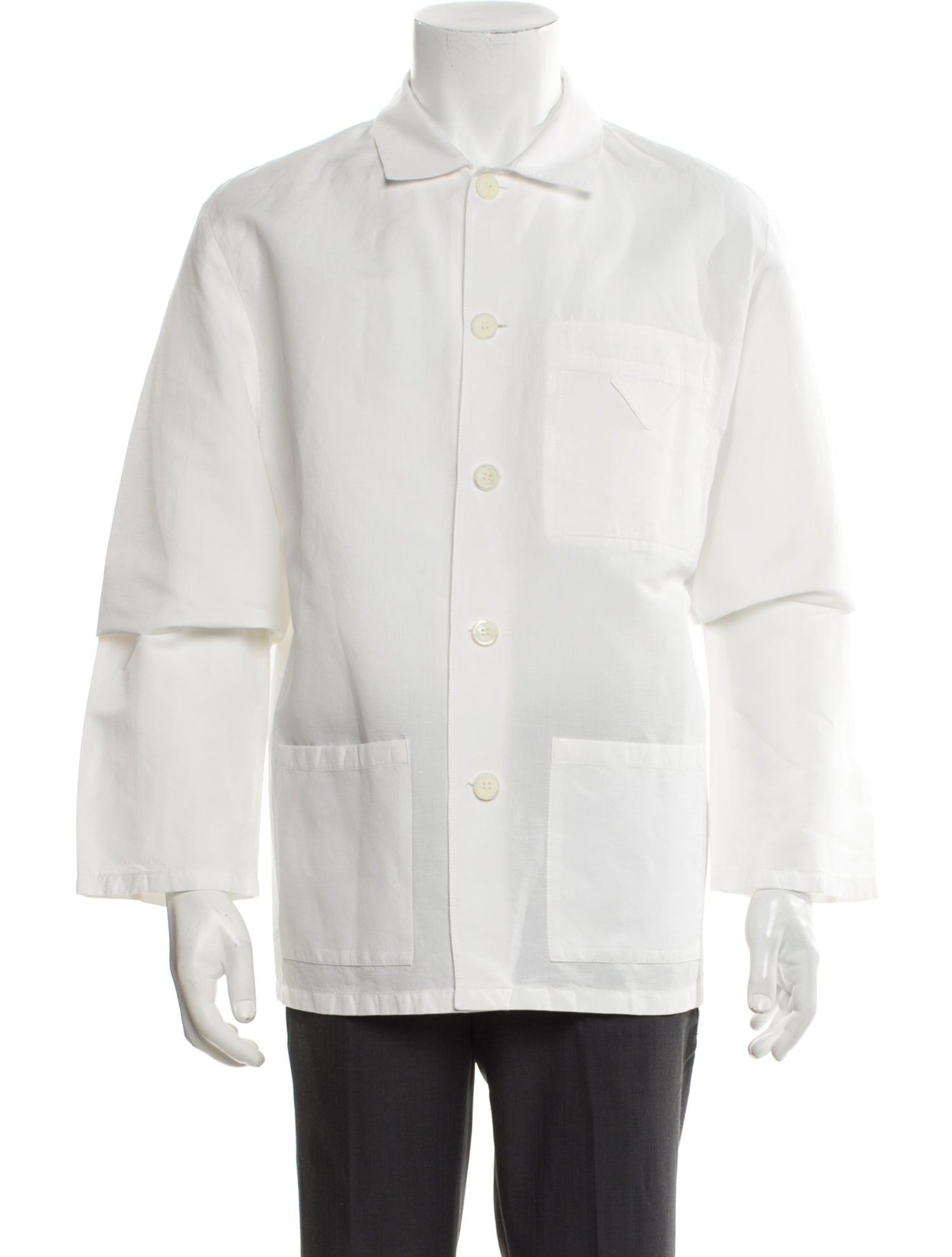 Prada 2022 Signature Logo Utility Jacket