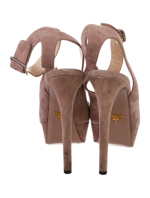 Prada Suede Slingback Pumps
