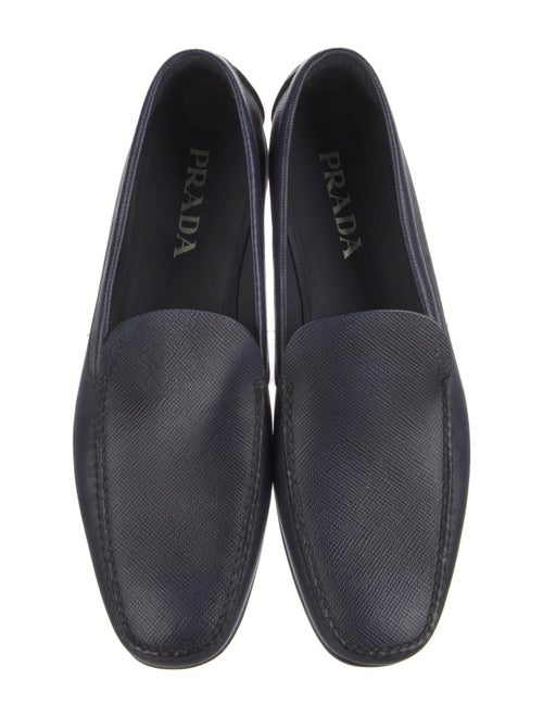 Prada Vitello Daino Leather Leather Dress Loafers