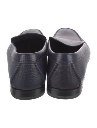 Prada Vitello Daino Leather Leather Dress Loafers