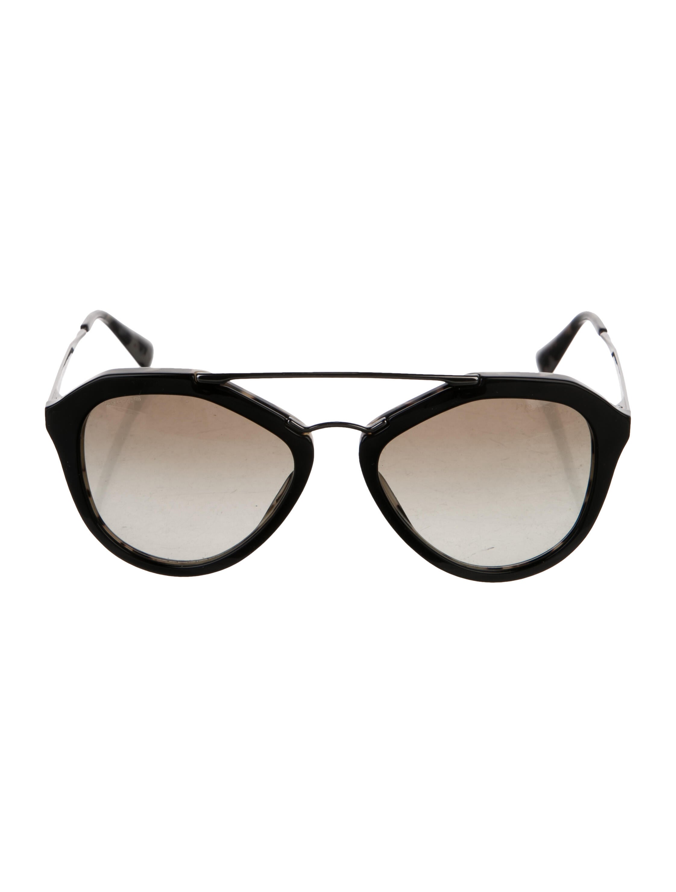 Prada Aviator Mirrored Sunglasses