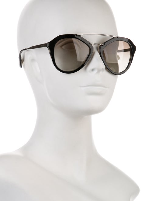 Prada Aviator Mirrored Sunglasses